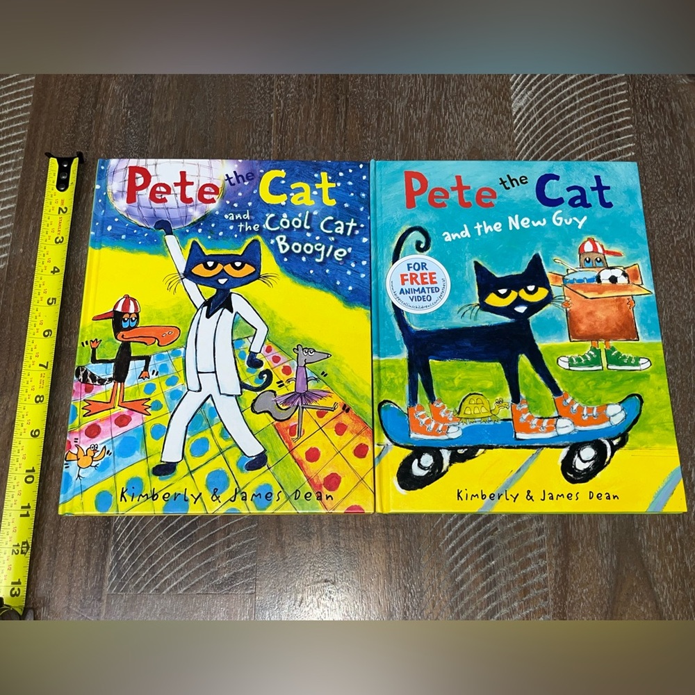 Lot of 2 Large Hardcover Pete The Cat Books